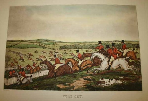 Henry Alken & other color prints w/ horses. - 2
