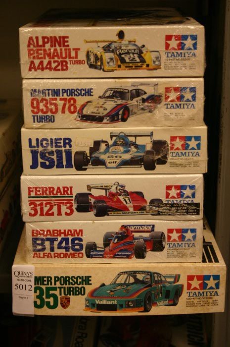 Group of 6 Model Kits. Tamiya, Brabham BT46 A