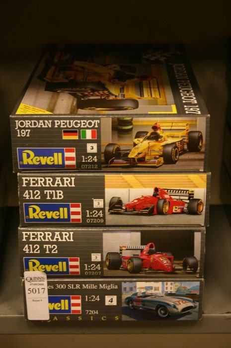 Group of 4 Model Kits. Revell, Benetton Ford