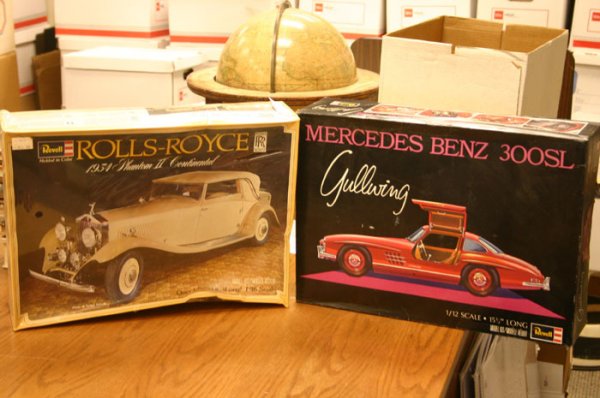 Two Revell model Kits. Revell, Mercedes Benz