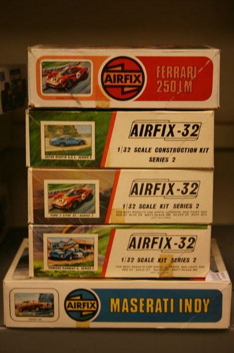 Group of 5 Model Kits. Airfix, Ferrari 250 LM