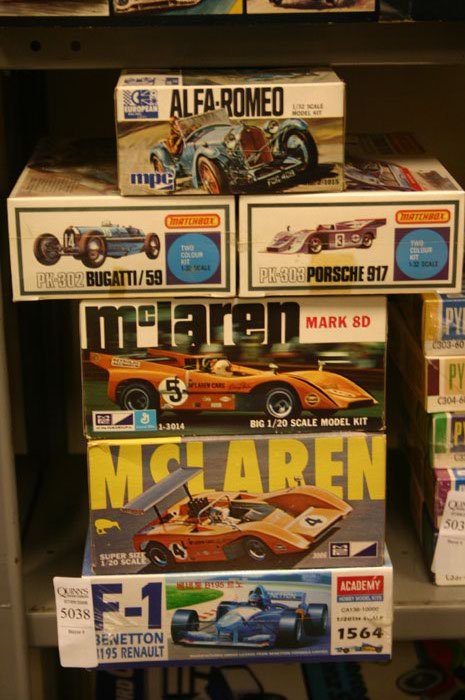Group of 6 Model Kits. Academy, F-1Benetton B