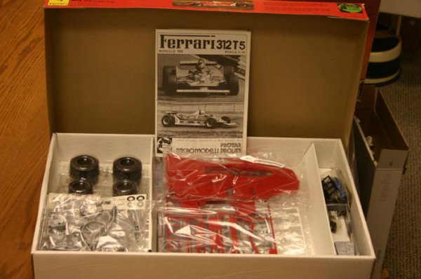 Three Protar model kits. Protar, Ferrari 312 - 2