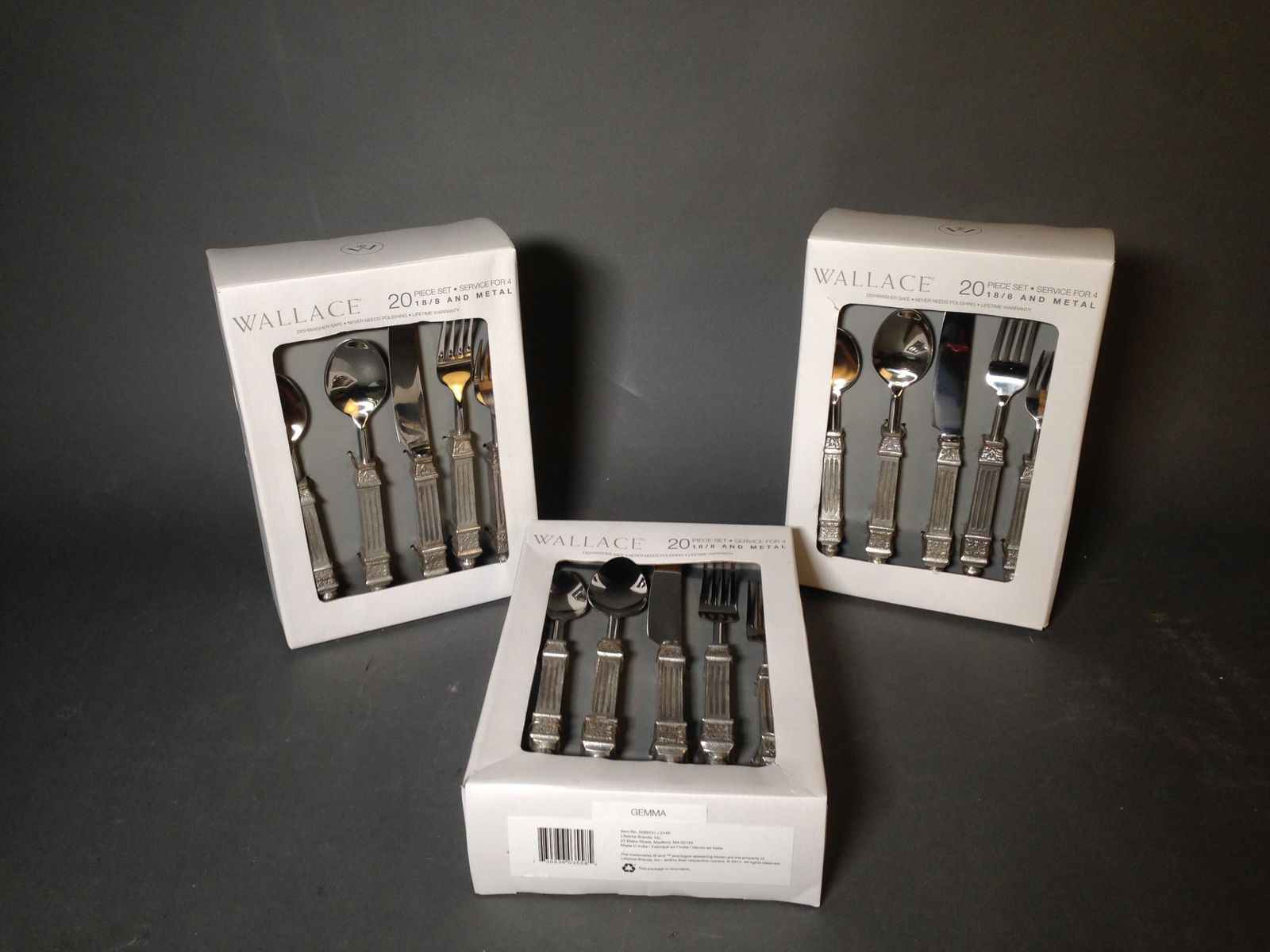 Wallace Gemma Stainless Steel Flatware in Box Apr 15, 2020 Quinn's