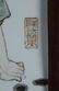 Chinese painted porcelain plaque, "Plum White". - 5