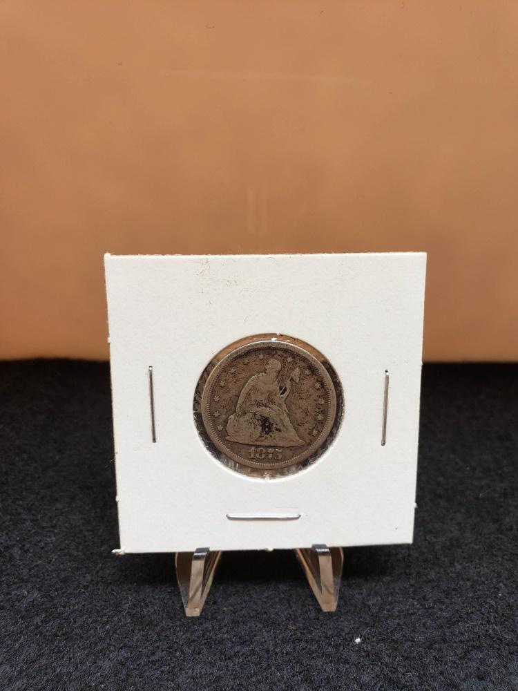 1875 S Seated Liberty 20 Cent Piece (1 of 2)
