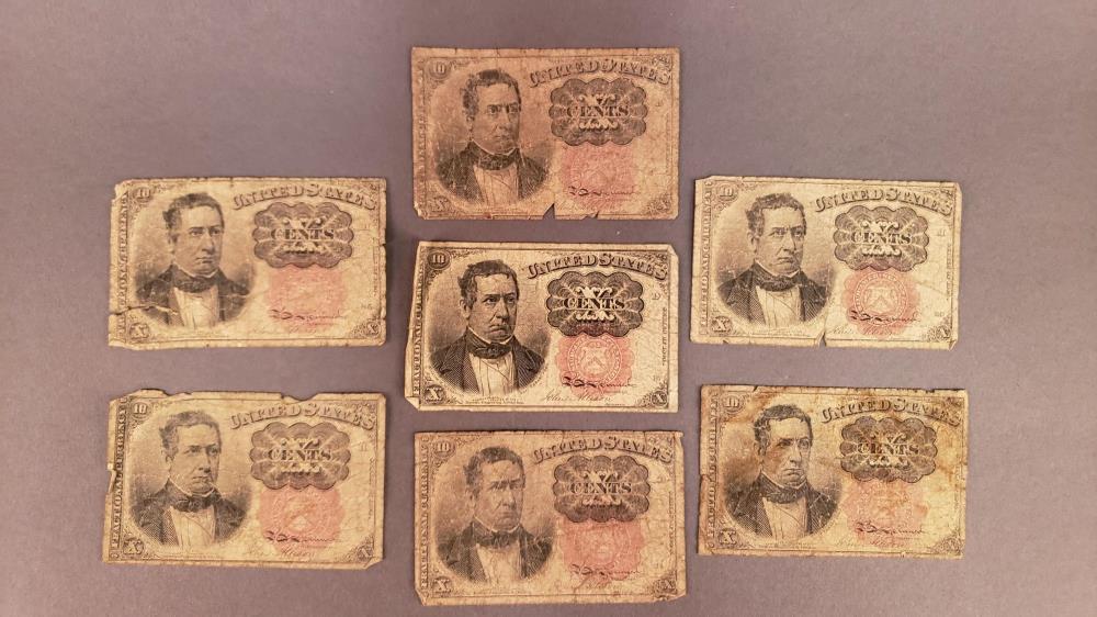 15 Pieces of Fractional Currency (1 of 4)