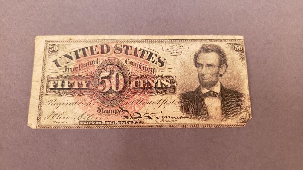 Lincoln 50 Cent Note (1 of 2)