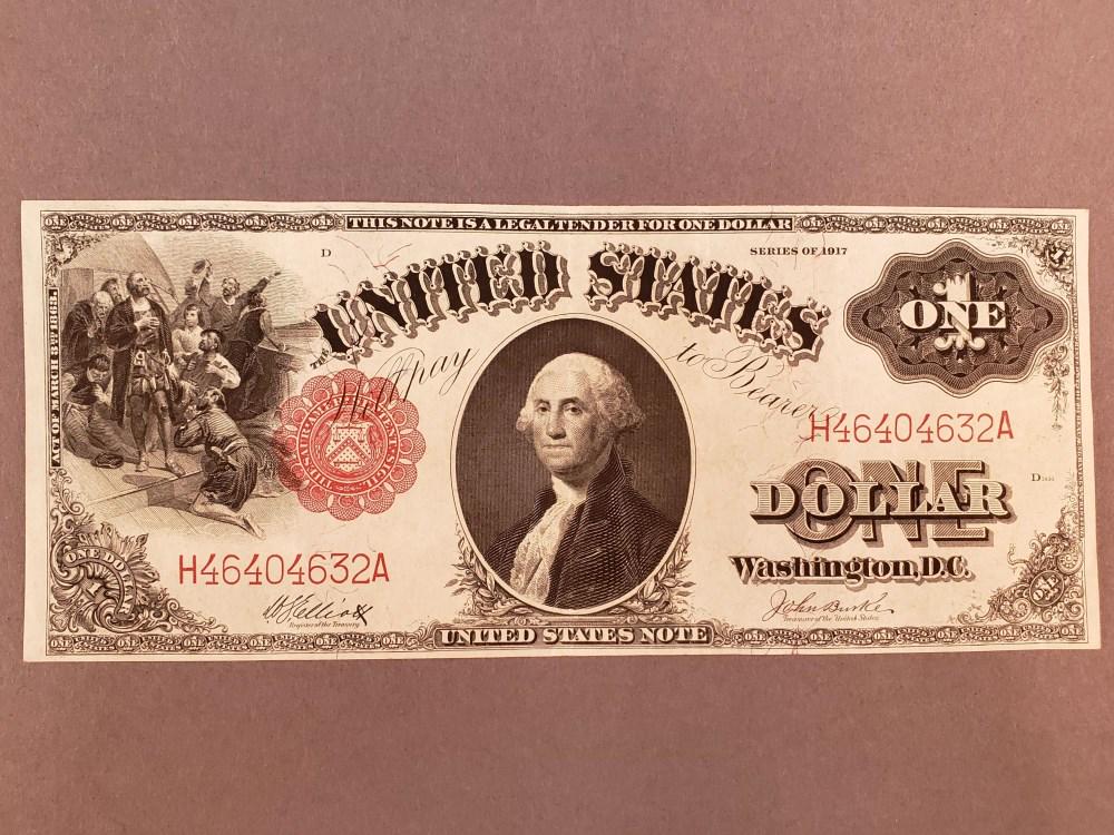 2 Series 1917 Dollar Bills (1 of 4)