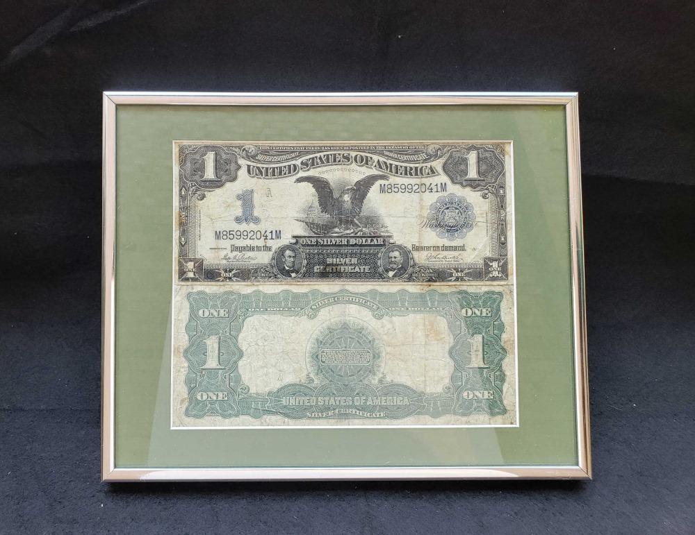 2 Framed 1899 Silver Certificates (1 of 5)