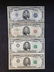 2 Framed Sets of $5 Bills - 4