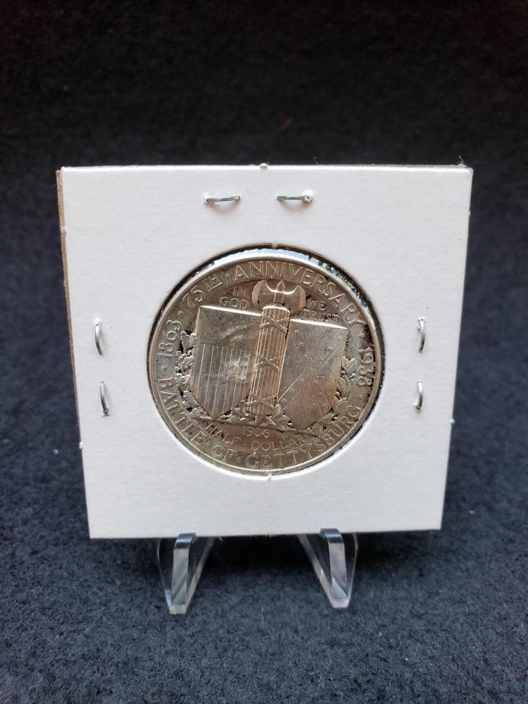 1936 Gettysburg Commemorative Half Dollar (1 of 2)