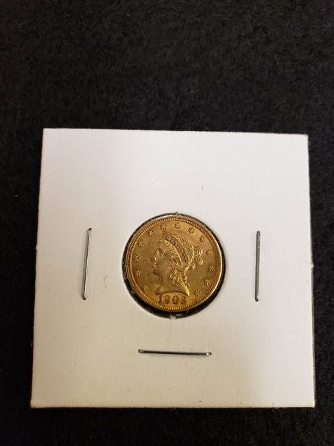 2 Quarter Eagle Gold Coins (1 of 4)