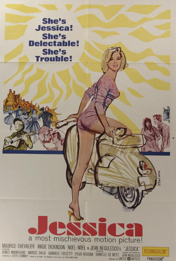 Comedies, 7 Folded Posters. (1) Burt Lancaster, H: Comedies, 7 Folded Posters. (1) Burt Lancaster, Hallelujah Trail, 1965, with Lee Remick. (2) Tony Randall, Hello Down There, 1969, with Janet Leigh, some creasing.(3) Robert Goulet, Honeymoon Hotel, 1