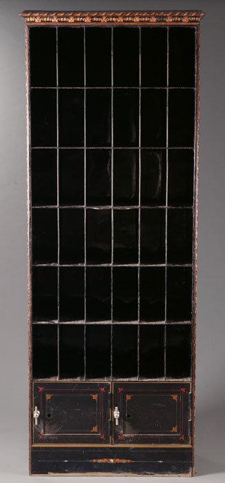 Court House metal safe cabinet Geo. Barnard & Co. - 2