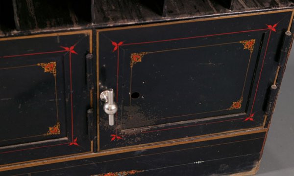 Court House metal safe cabinet Geo. Barnard & Co. - 4