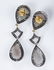 3 Pieces of jewelry with moonstones and diamonds. - 5