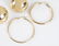 2 Pairs 14k gold earrings. - 3