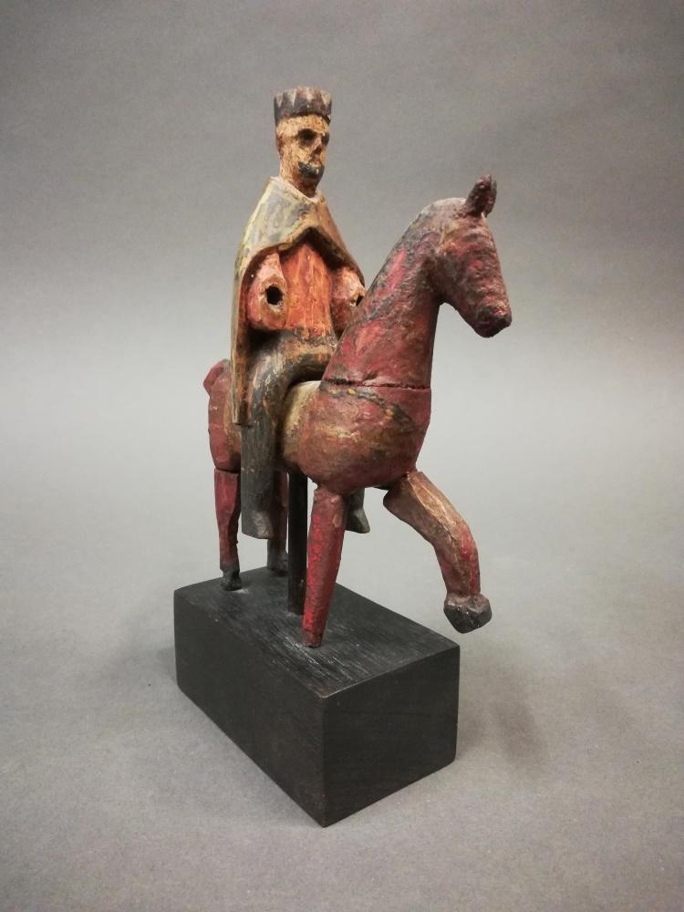 Spanish Colonial Santo, Wise Man, 19th/20th c. (1 of 8)