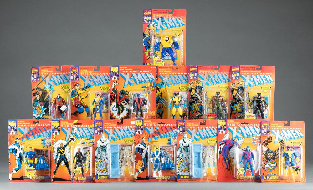 14 Uncanny X-Men action figures, 1990's MOC. (1 of 7)