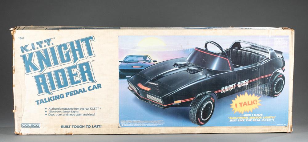 Knight rider pedal car 1980's sale