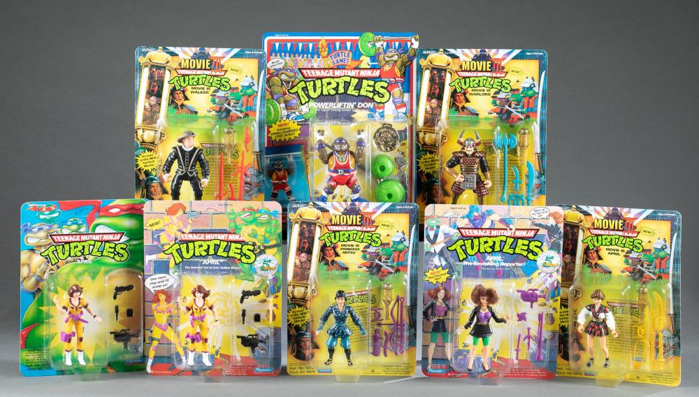 8 TMNT action figures, 1992 MOC. (1 of 4)