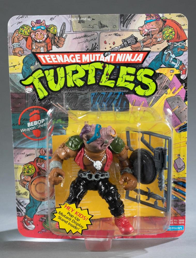 TMNT Bebop action figure, 1988. (1 of 2)