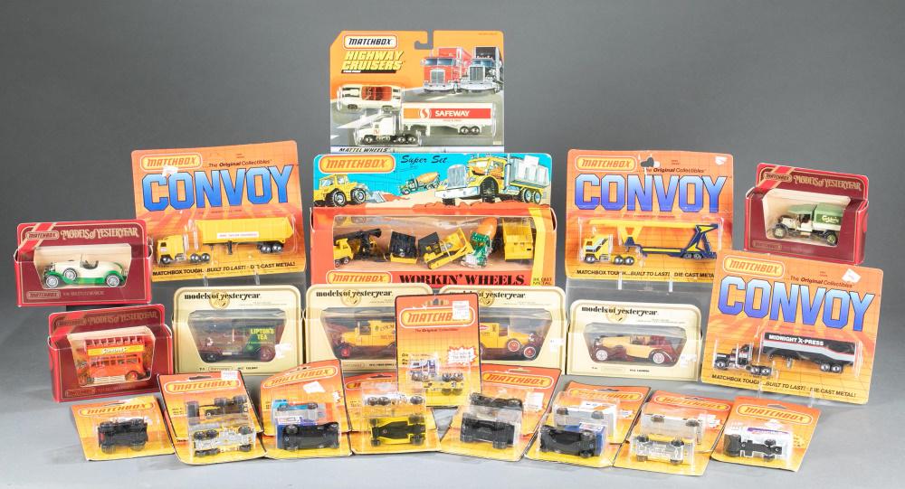 28 Matchbox International vehicles on cards (1 of 8)