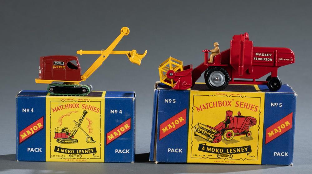 2 Matchbox by Lesney Major Pack vehicles, OB. (1 of 8)