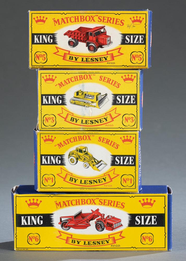 4 Matchbox by Lesney King Size trucks, OB. (1 of 7)