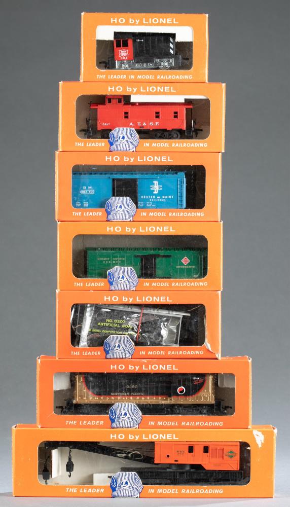 7 A.H.M. P.R.R. HO Scale loco & passenger cars MIB (1 of 5)