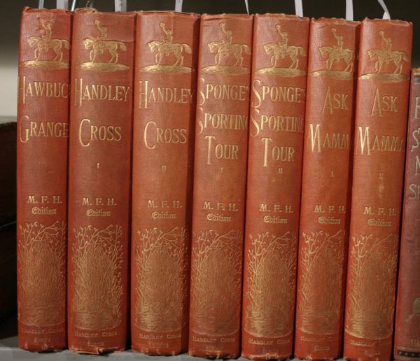 Surtees, Robert S. Sporting Novels, 6 Titles (11 V: [Sporting. [Surtees, Robert Smith]. [Sporting Novels]. 6 Titles (11 Vols). Illustrated by John Leech, Harlot K. Browne, and W. T. Maud. Lon.: Bradbury, Agnew & Co., (1899). Royal 8vo. Approx. 300pp pe