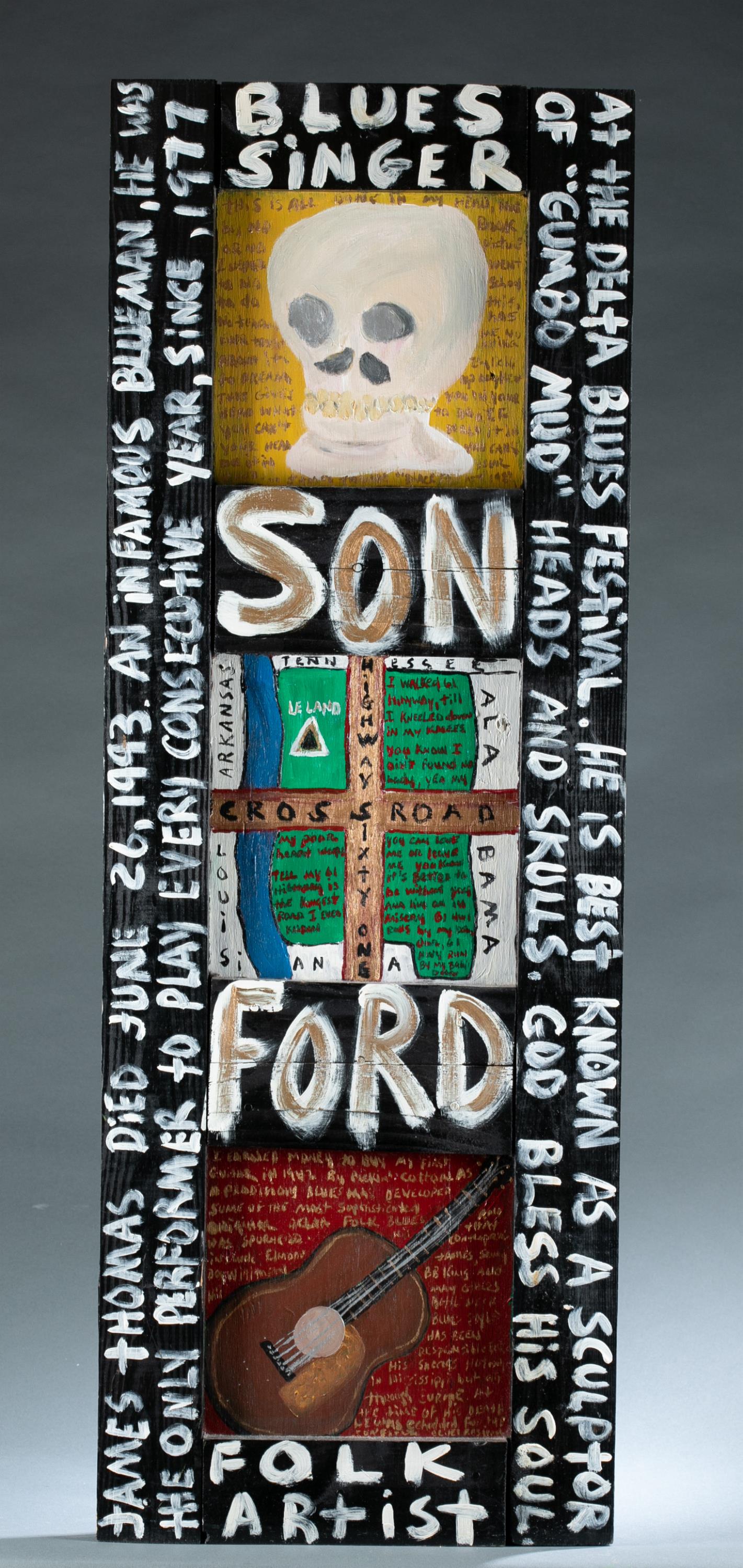 A.J. Boudrot, Son Ford Thomas Tribute board. (1 of 4)