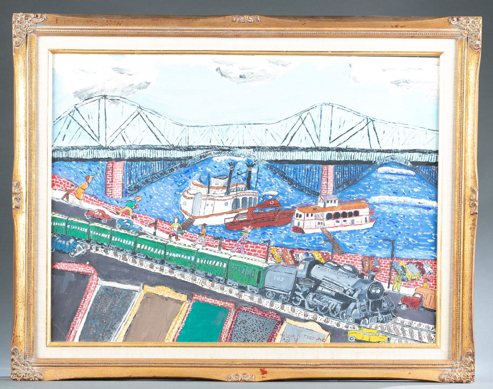 Milton Fletcher,"The Trains and Boats Arrive" O/B (1 of 6)