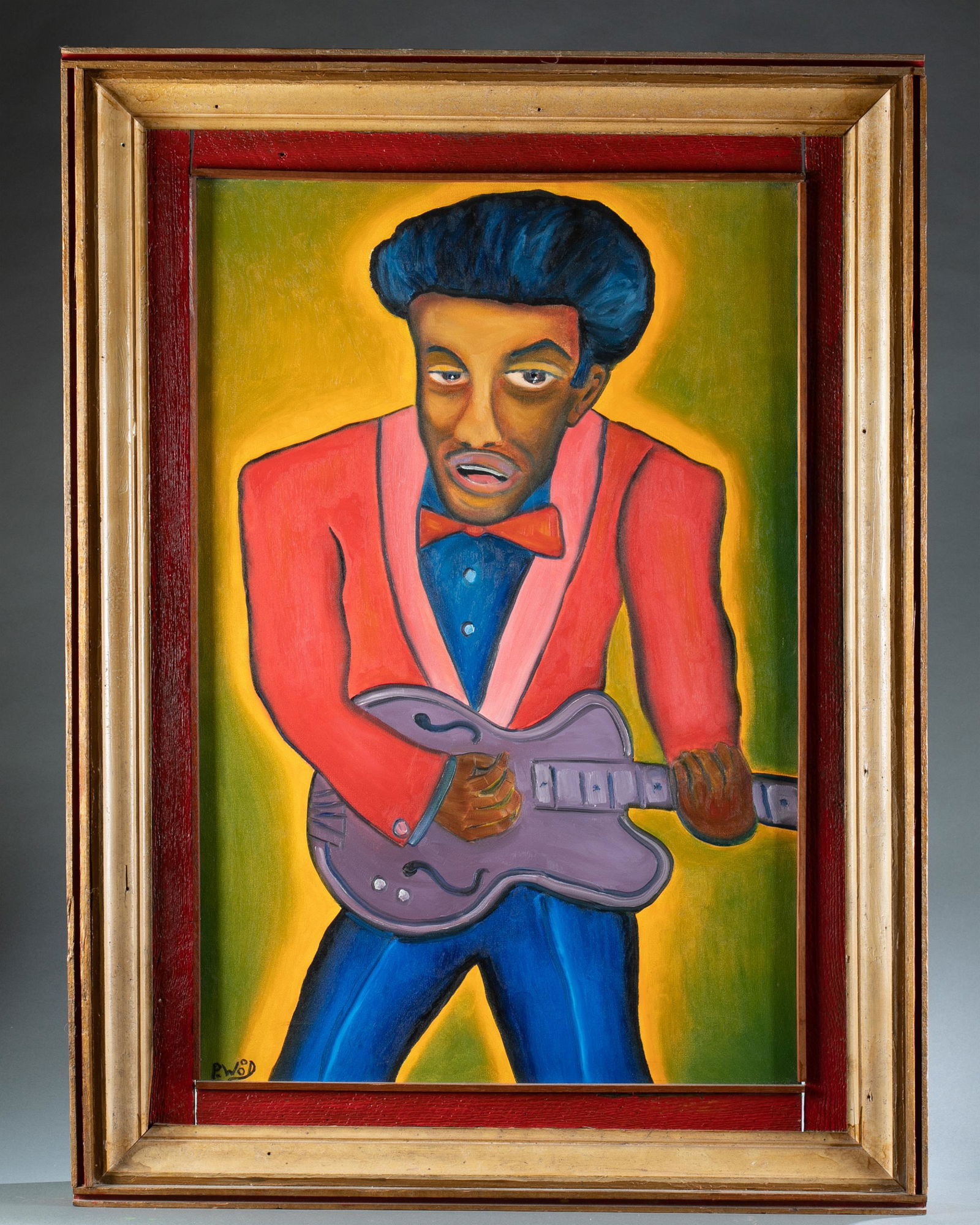 Peter Wood, Portrait of Chuck Berry. (1 of 5)