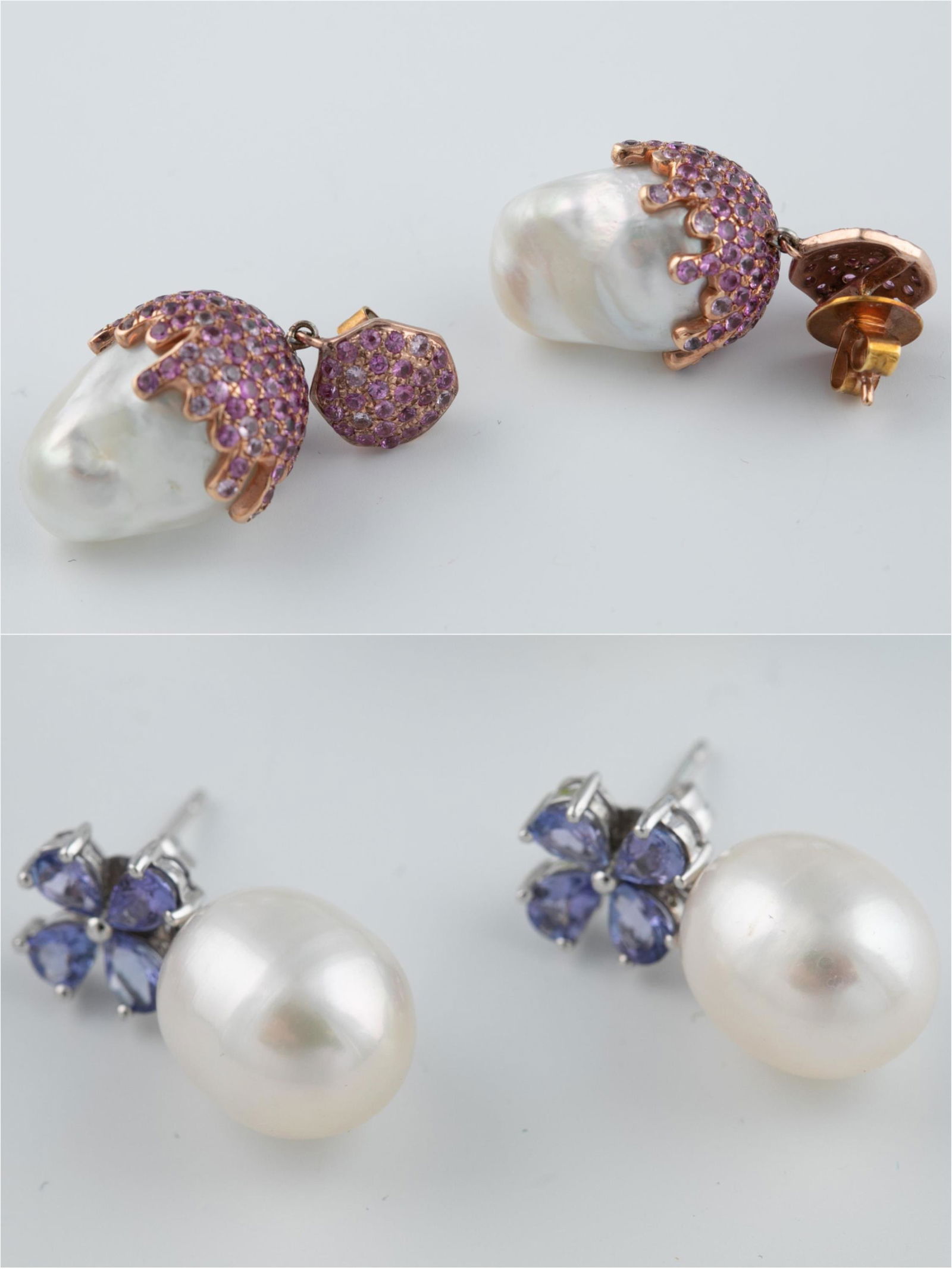 2 Pairs of pearl drop earrings (1 of 4)
