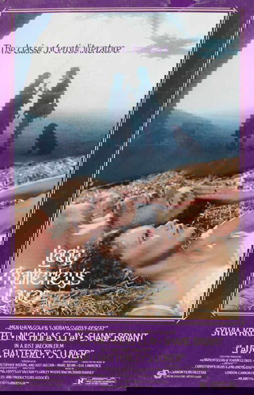 [Poster]. Lady Chatterly's Lover. 1982. Sylvia Kr: [Poster]. Lady Chatterly's Lover. 1982. Sylvia Kristell, Nicholas Clay, Shane Bryant. A Golan-Globus international production, screenplay by Christopher Wicken based upon the novel, directed by Just J