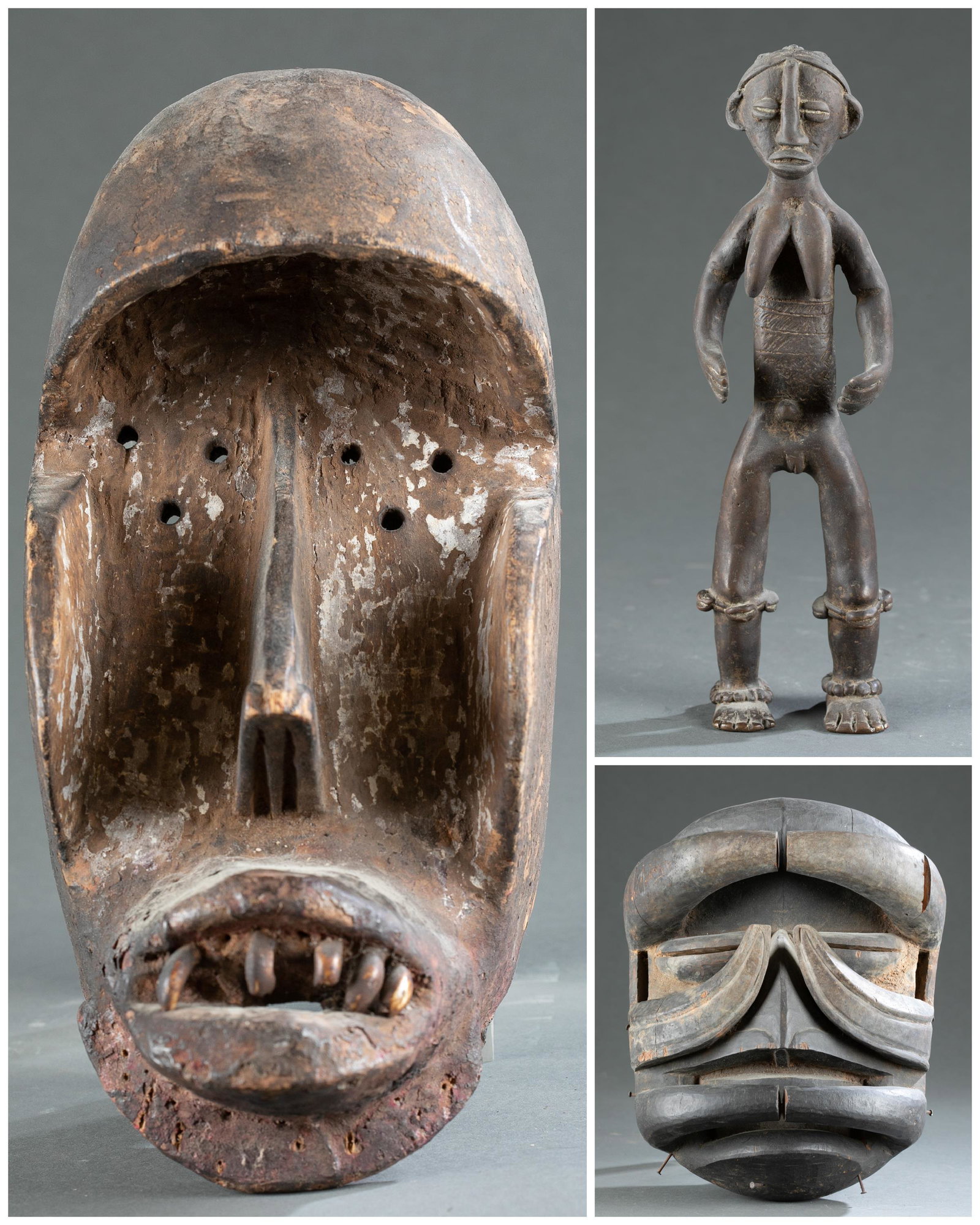 3 Dan Style Objects, Liberia. (1 of 20)