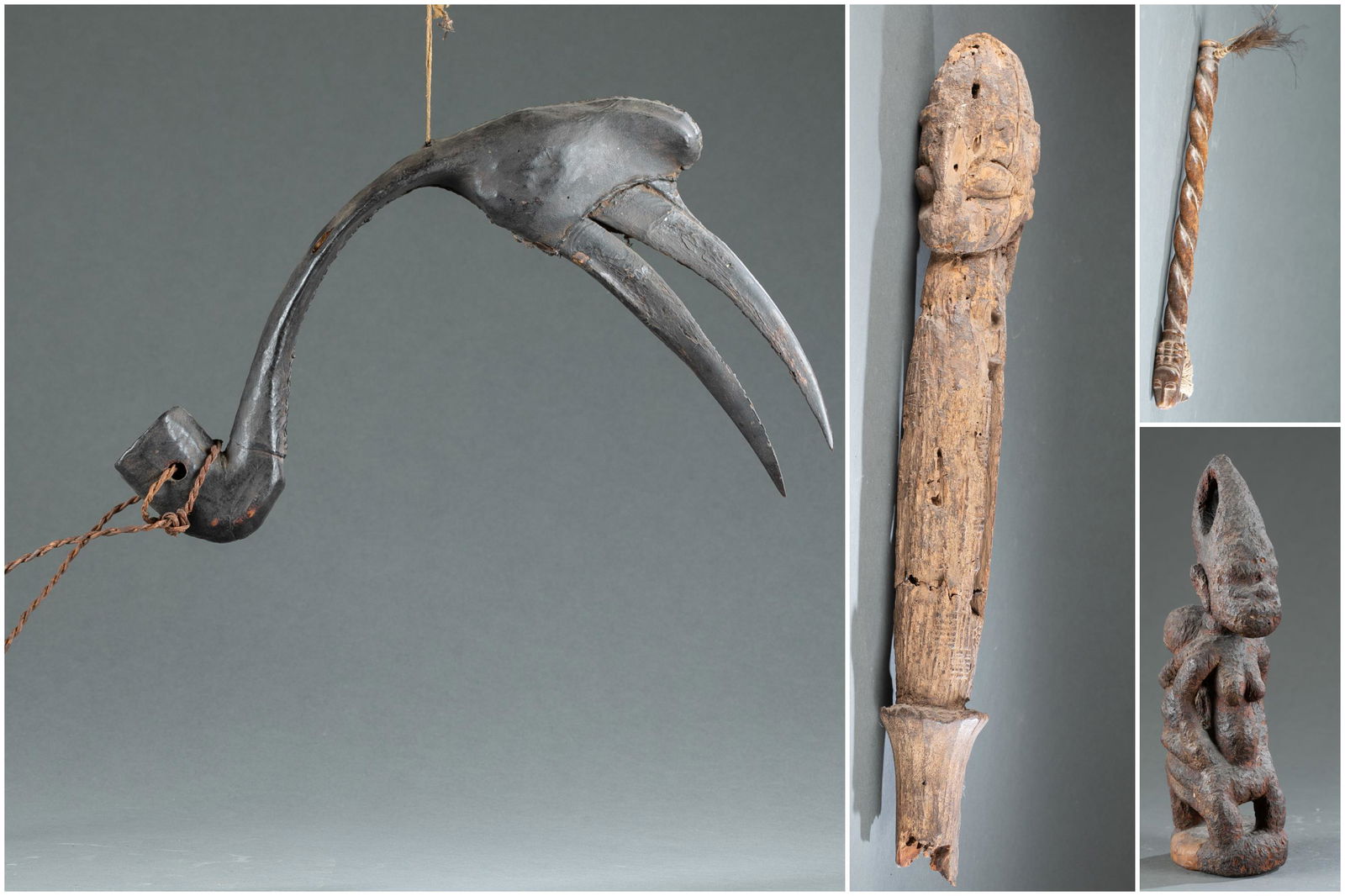 4 West African Objects. (1 of 20)