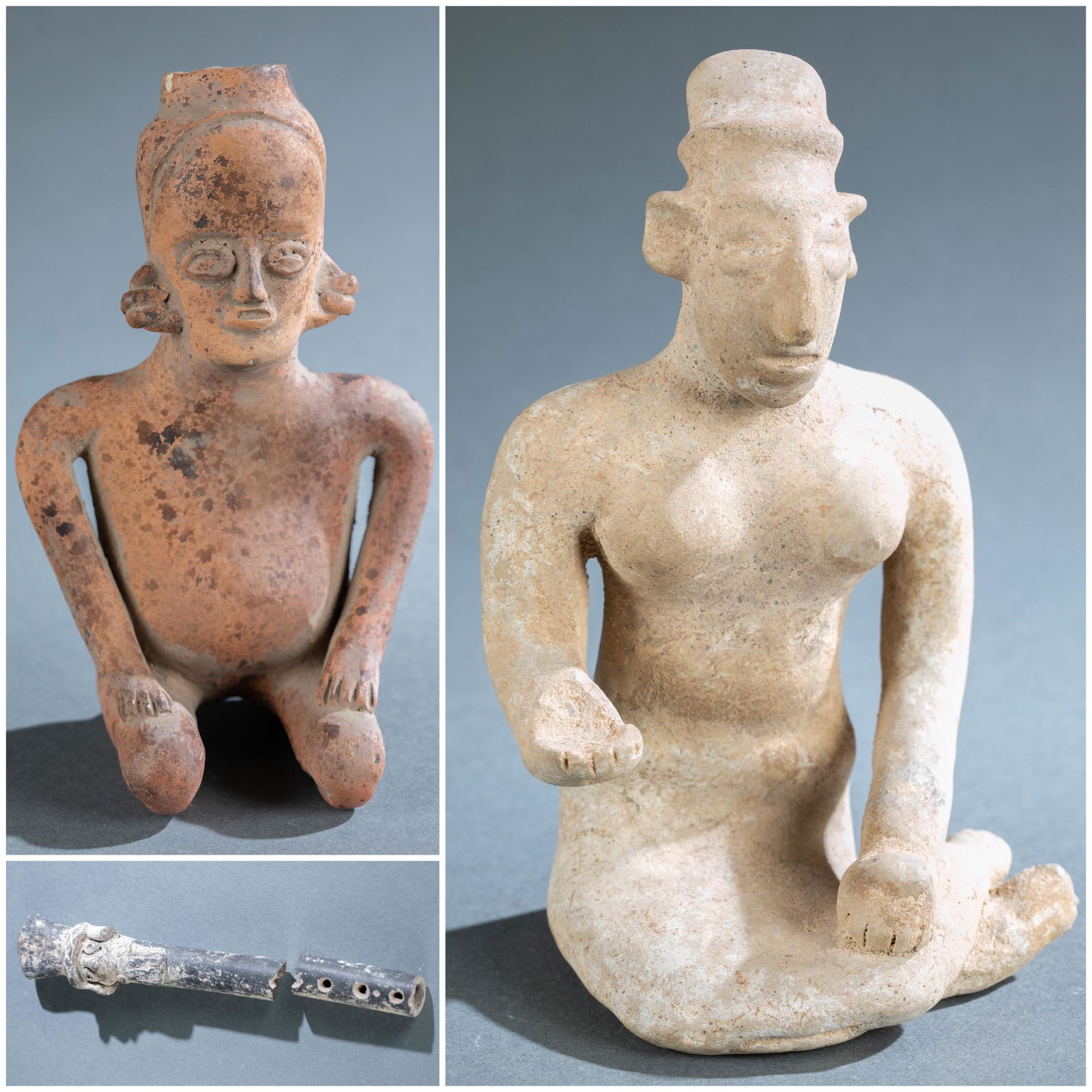 3 Pre-Columbian Style Figures, West Mexico. (1 of 19)
