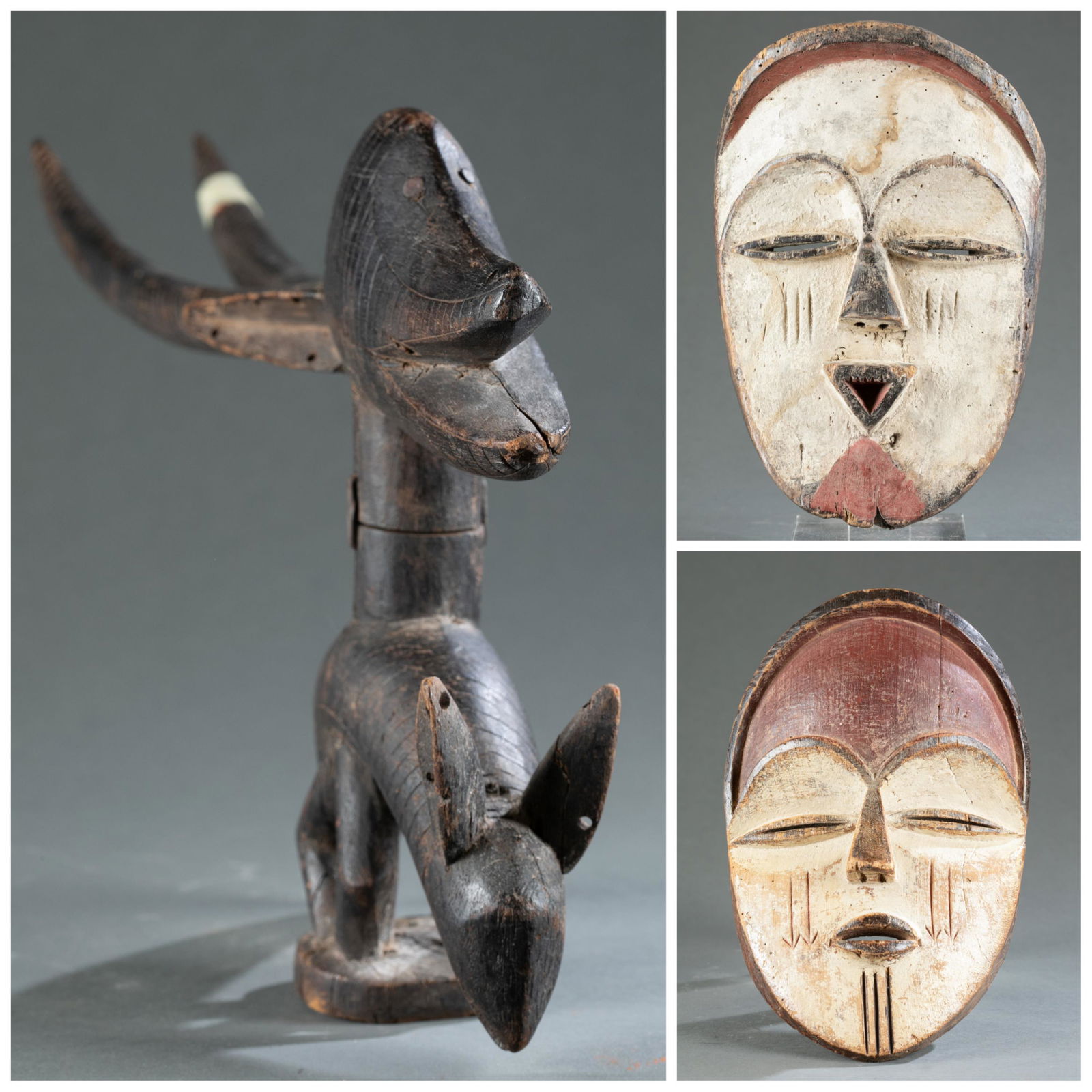 3 West African Style Objects. (1 of 20)