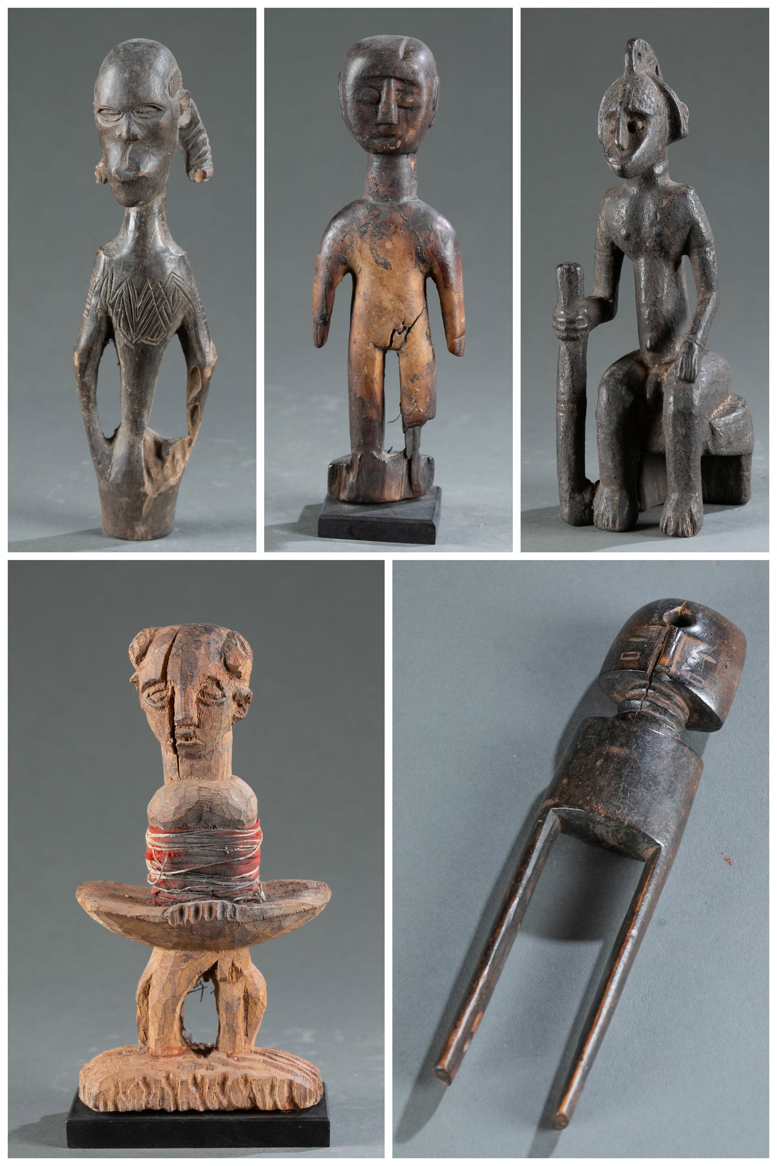 5 West African Style Figures. (1 of 20)