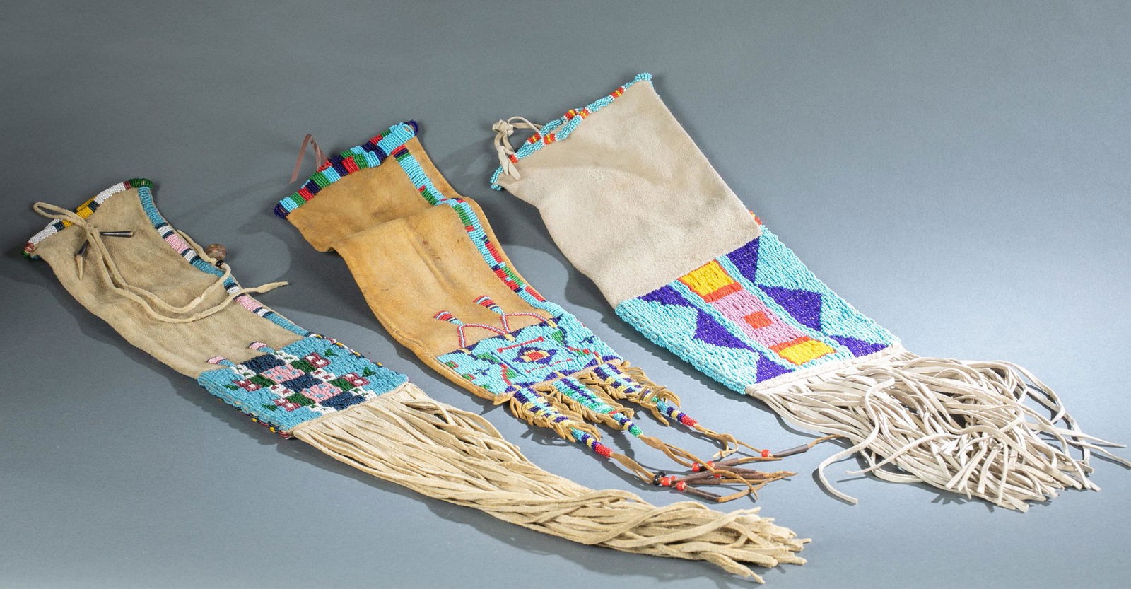 3 Sioux Style Pipe Bags. (1 of 8)