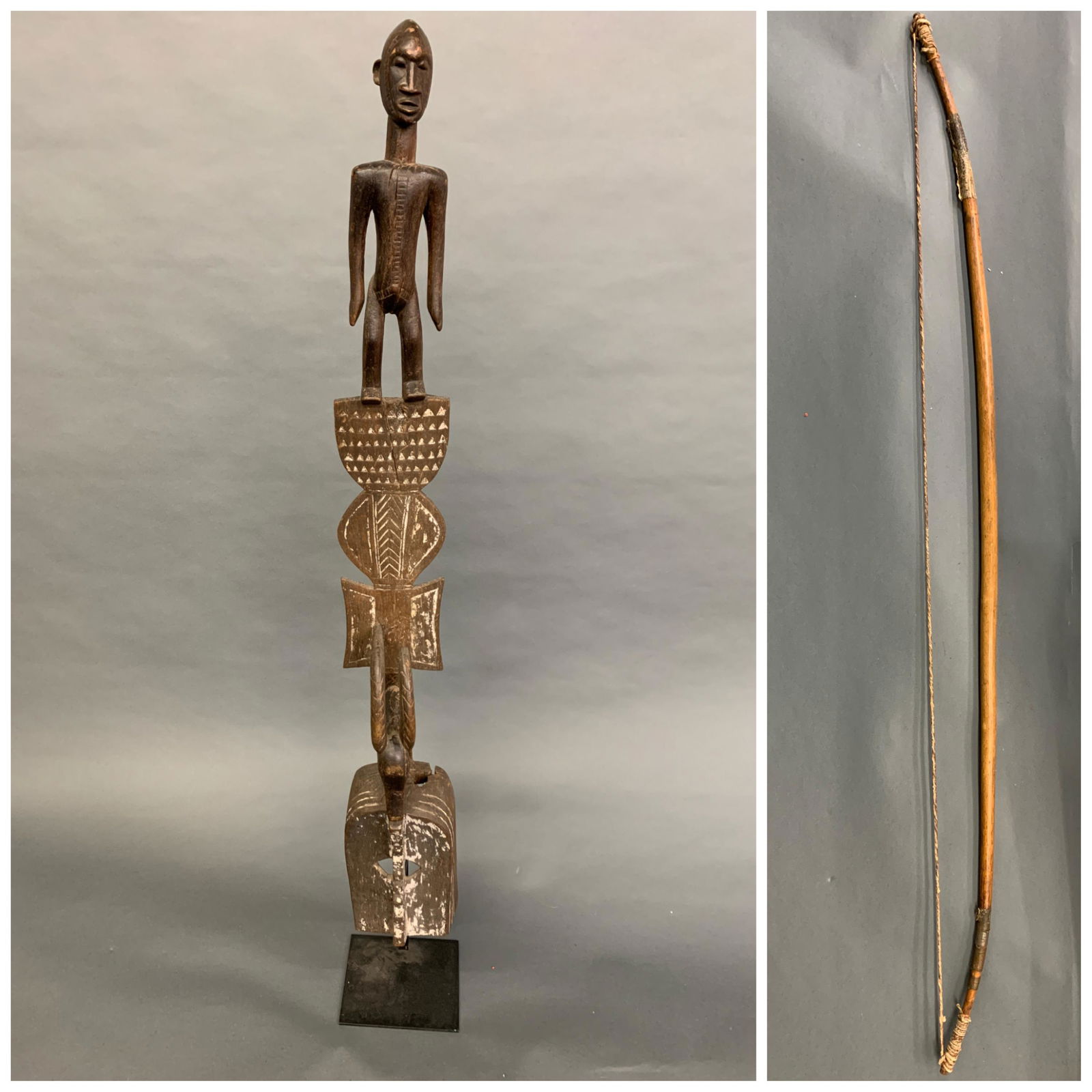 Mossi Style Karanga Mask and Rhodesia Style Bow. (1 of 17)