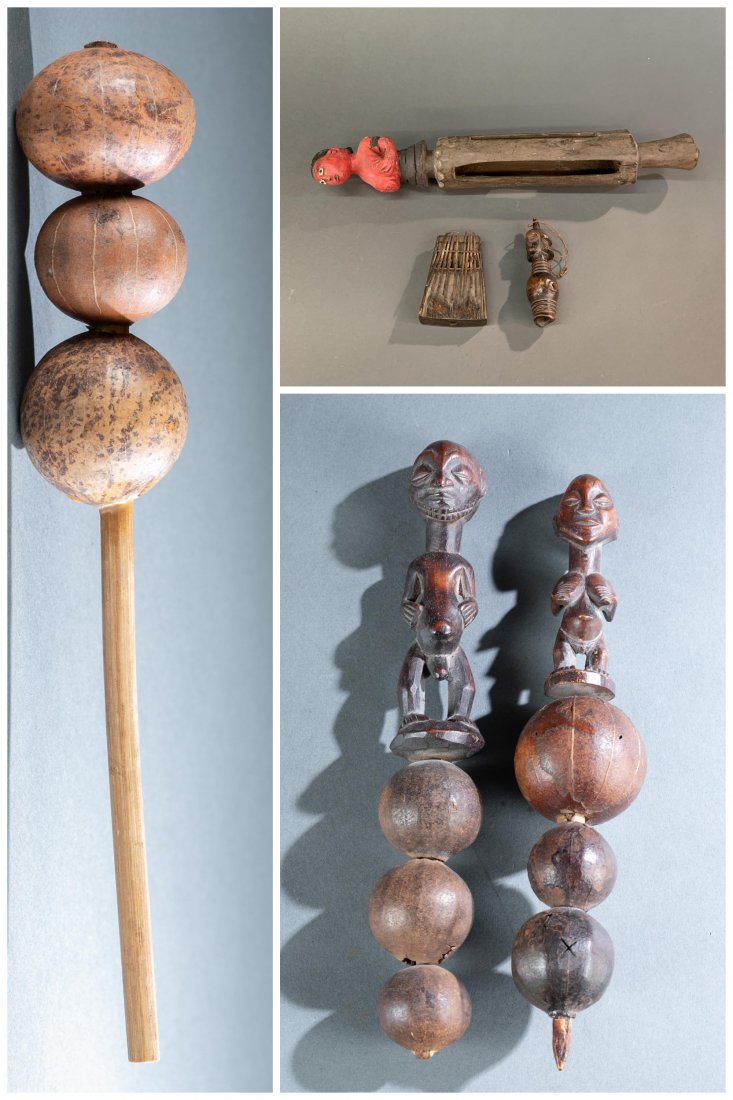 6 African Style Musical Instruments. (1 of 18)
