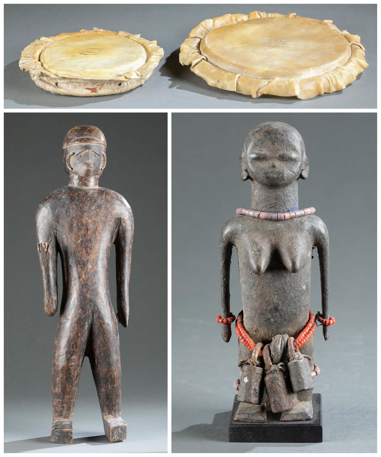 4 African Style Objects. (1 of 17)