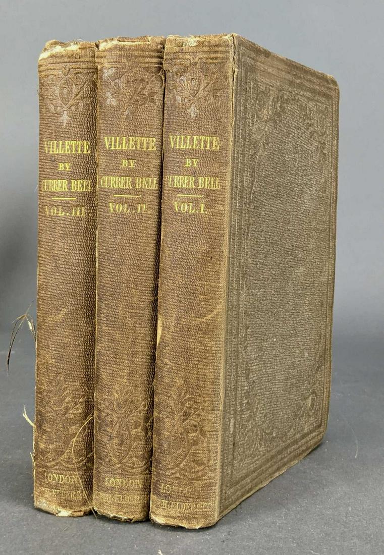 Bronte. Villette. 1853. 1st Ed. (1 of 3)