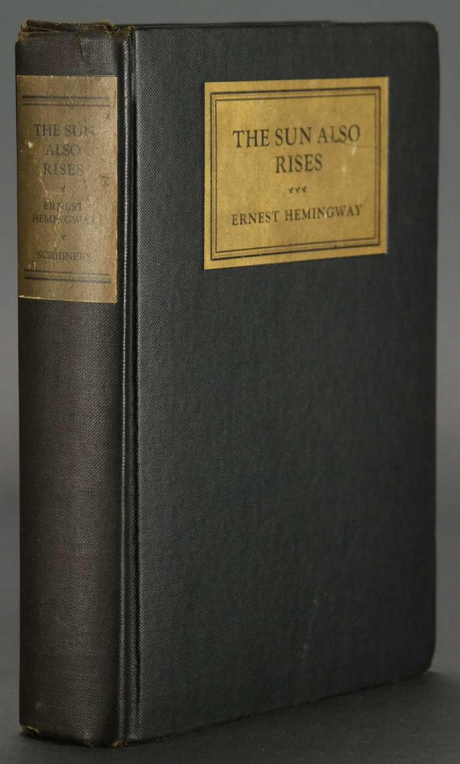 Hemingway. The Sun Also Rises. 1926. 1st Ed. (1 of 5)