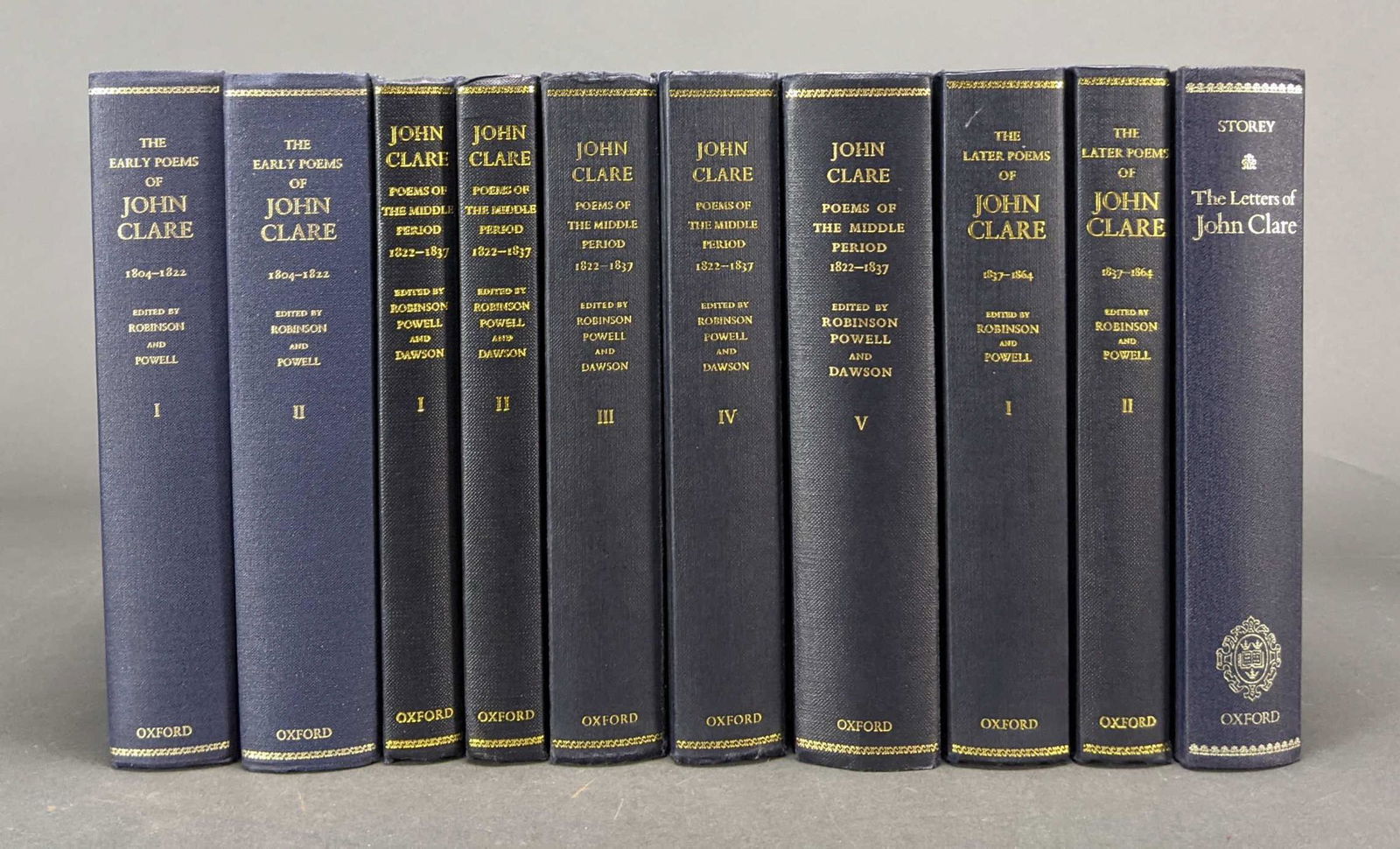 10 vols. Clare. Complete Poems. Oxford. (1 of 1)