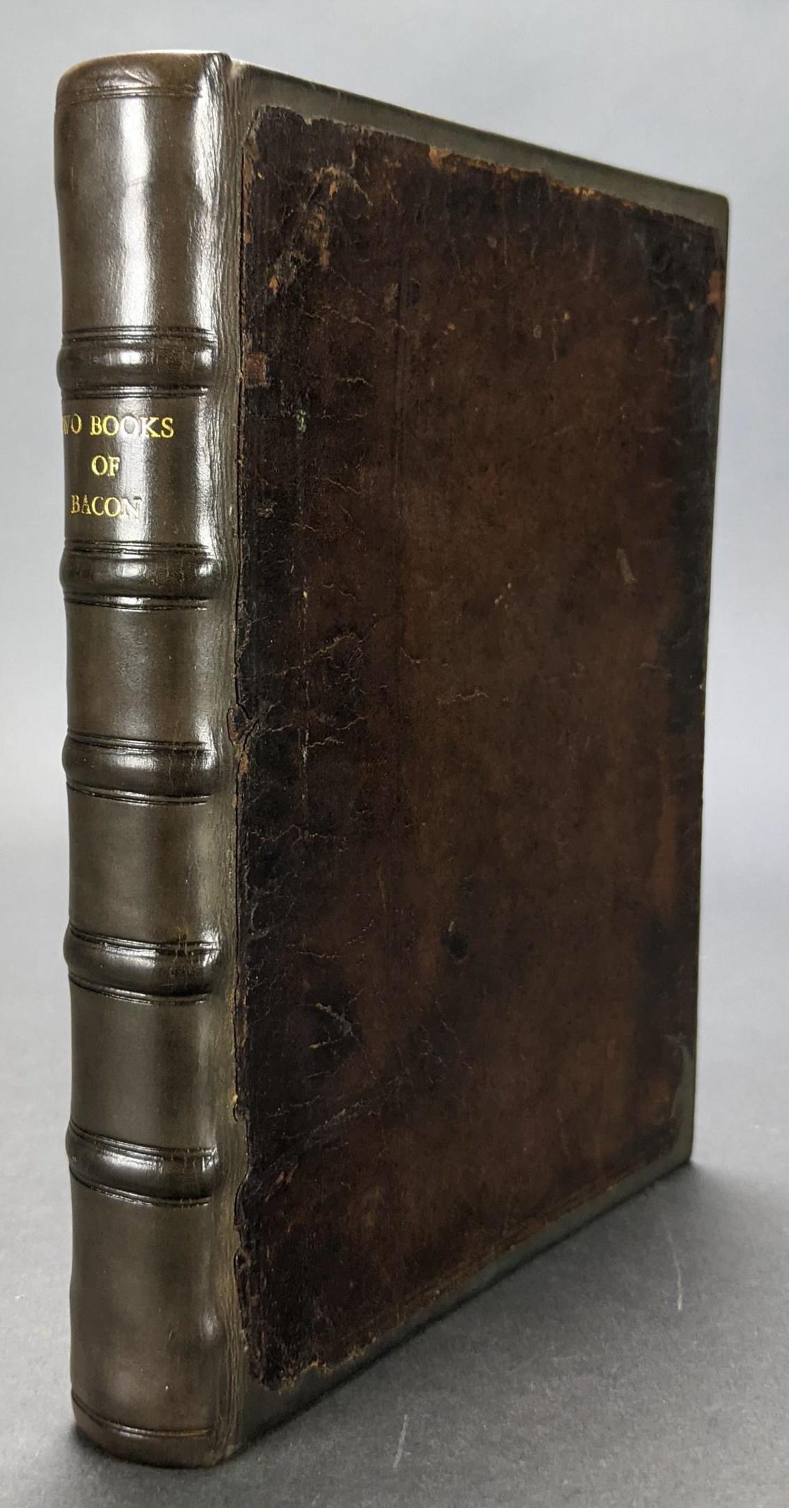 Bacon. The Twoo Books. 1605. (1 of 5)